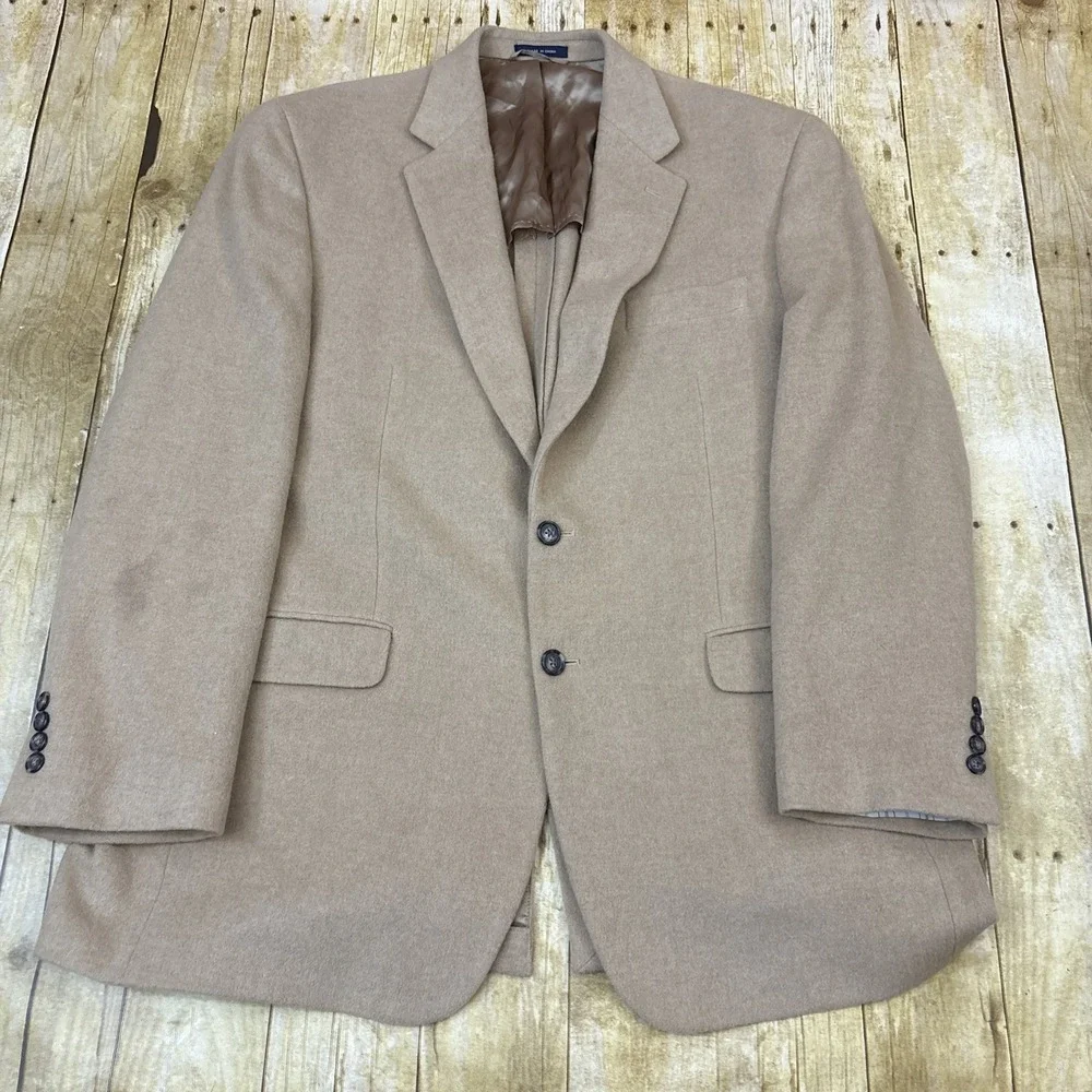 Ralph Lauren Camel Hair Blazer Loro Piana 44R Black Label